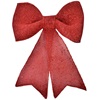 Χριστουγεννιάτικος Διακοσμητικός Φιόγκος Κόκκινο Glitter 43 cm