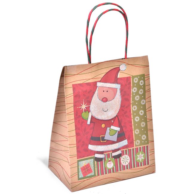 Τσάντα Δώρου Χριστουγεννιάτικη - 18x10x22 cm