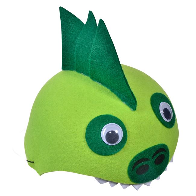 Αποκριάτικο Καπέλο Παιδικό Πράσινο Δεινοσαυράκι