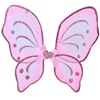 Αποκριάτικα Φτερά Πεταλούδας Ροζ Glitter 30x28 cm