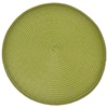 Σουπλά Πλαστικό Στρογγυλό Πράσινο Λαδί 30cm