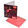 Κάρτα Ευχετήρια "I Love You" με Φάκελο 7.5x8.5 cm