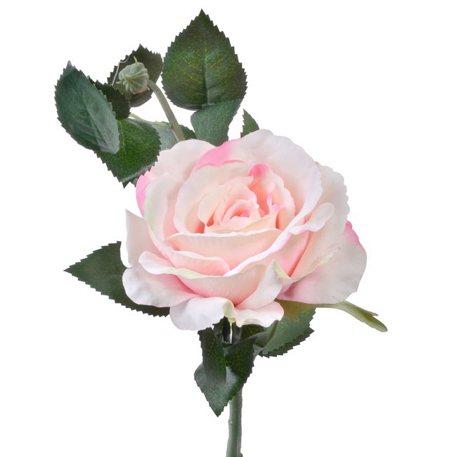 Λουλούδι Διακοσμητικό Τριαντάφυλλο Ροζ 32 cm