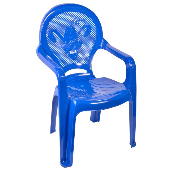 Καρέκλα Παιδική Πλαστική Μπλε 38x37x58 cm