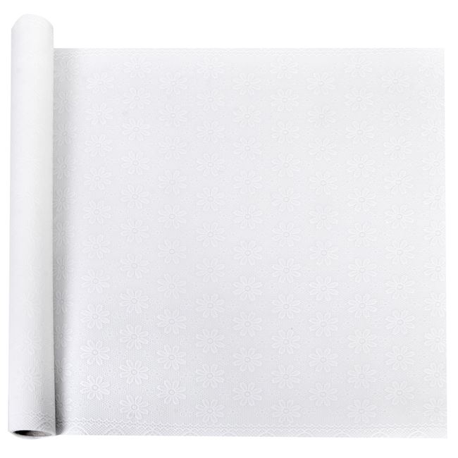 Αντιολισθητική Επιφάνεια Πλαστική Λευκή Floral 90x45cm